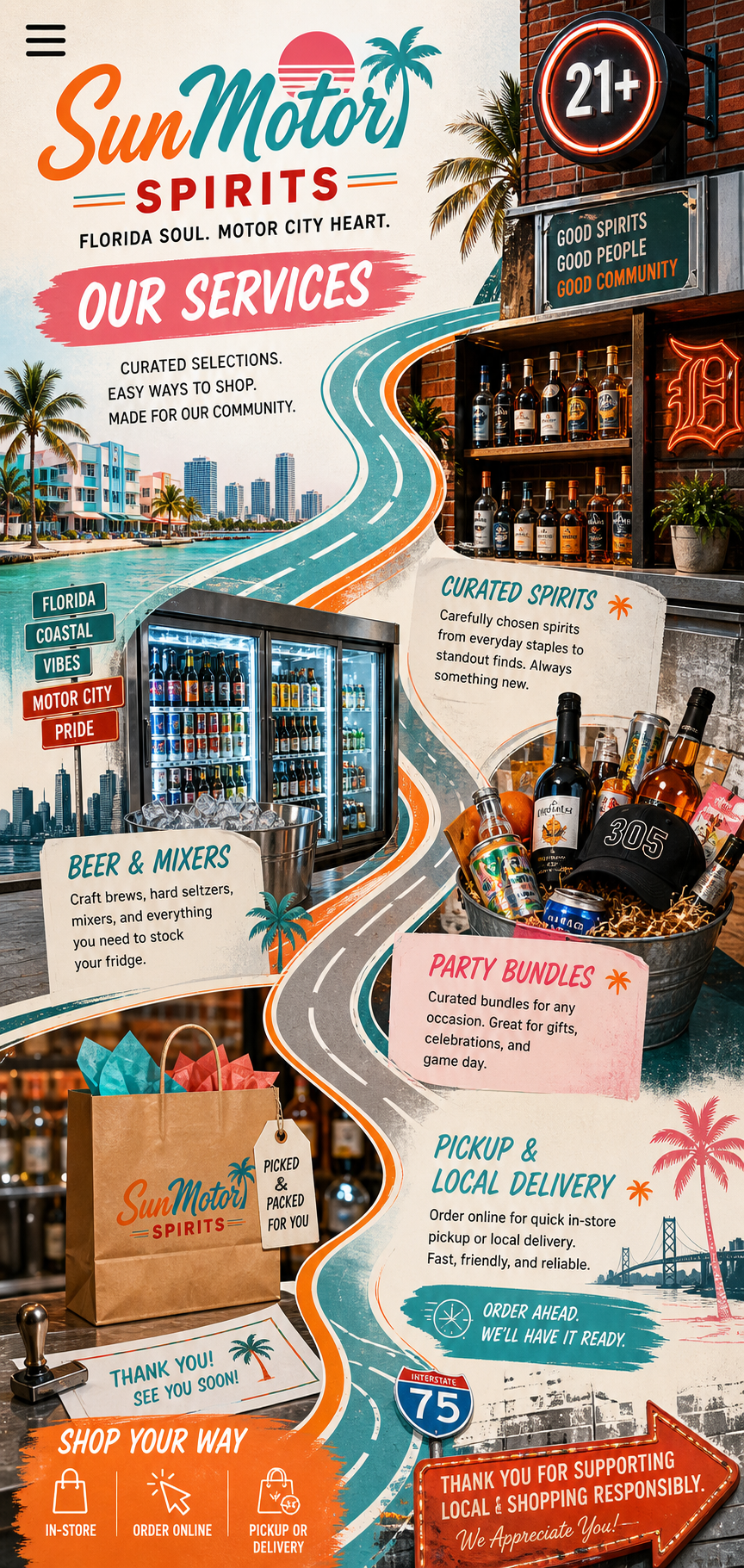 SunMotor Spirits curated services